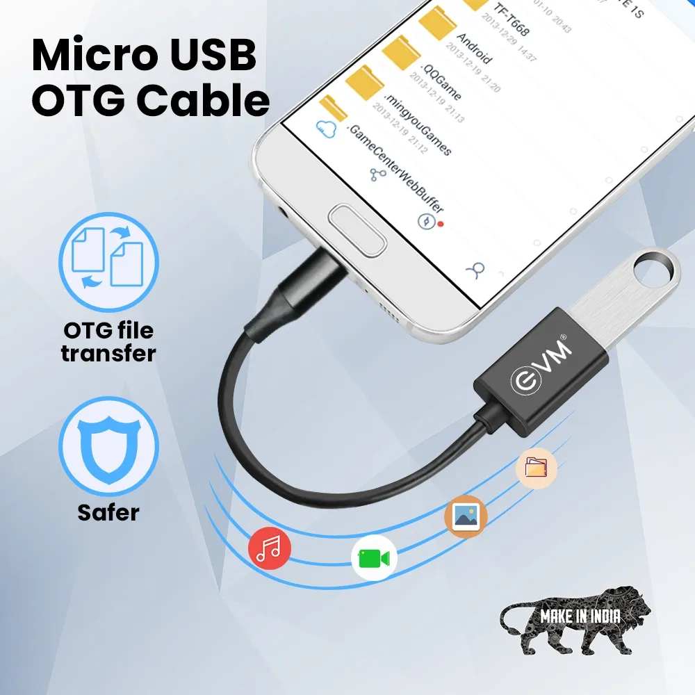 EVM Micro USB OTG Cable (USB 2.0) EVM-OTG-03 view 4